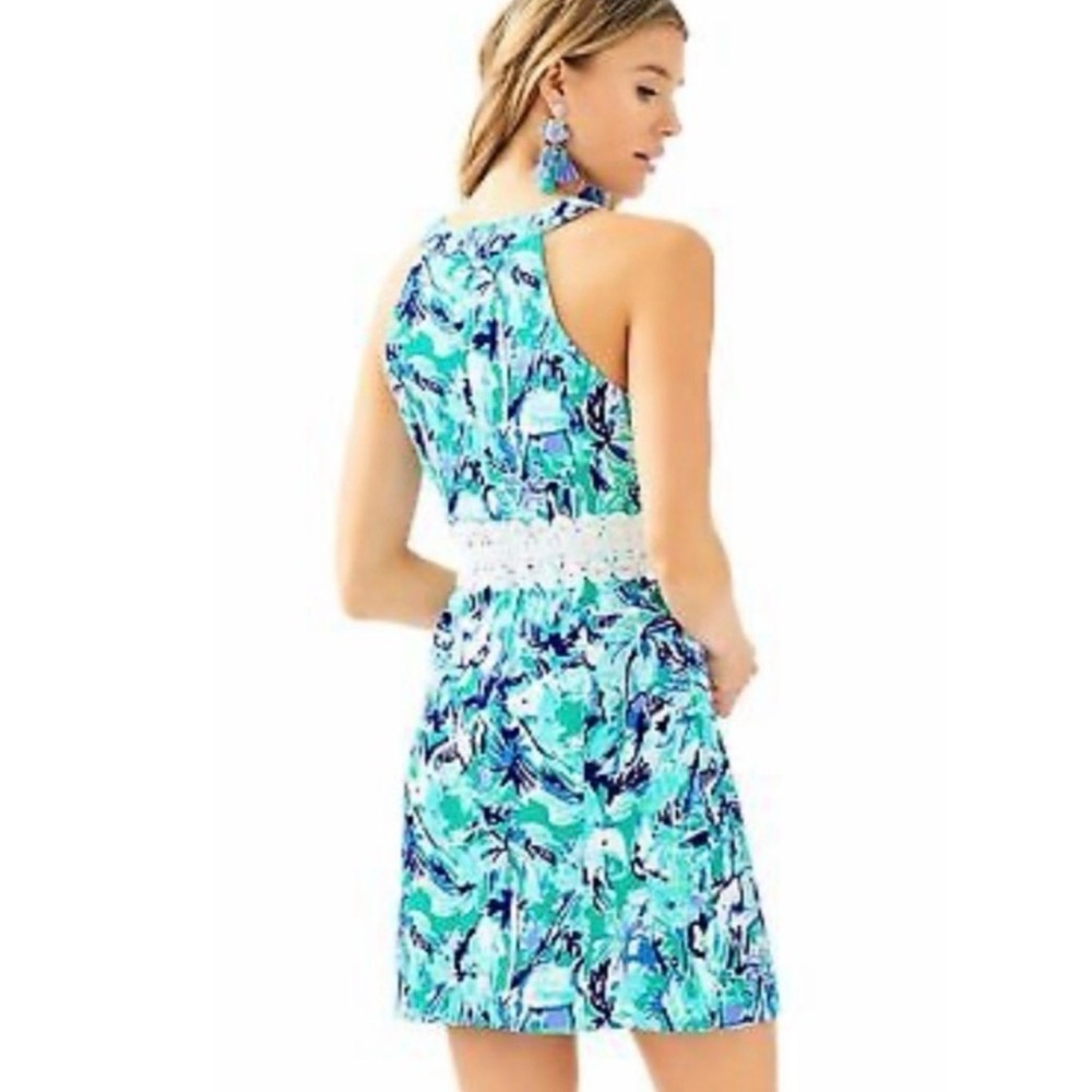 Lilly Pulitzer Ashlyn Shift Dress 14 Elephant Appeal Classic Resort Vacation NWT - Picture 3 of 14